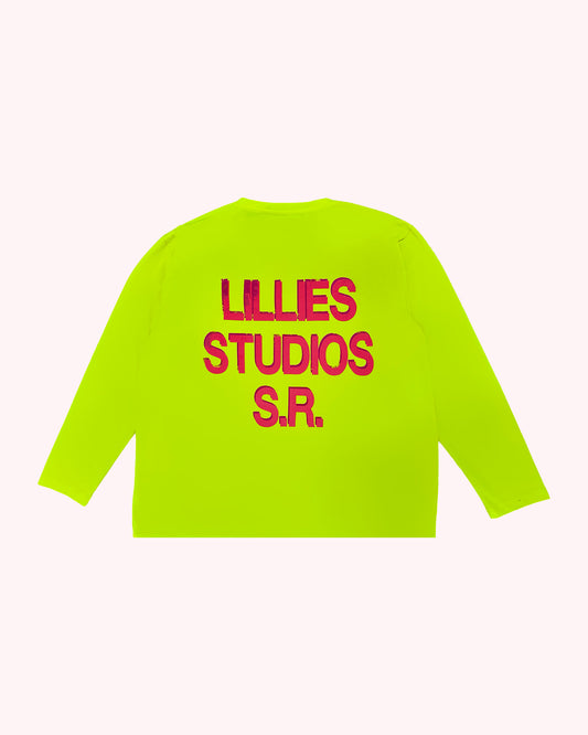 Upcycled Long-sleeve Dickies Tee — Vintage 90s Reworked - Yellow