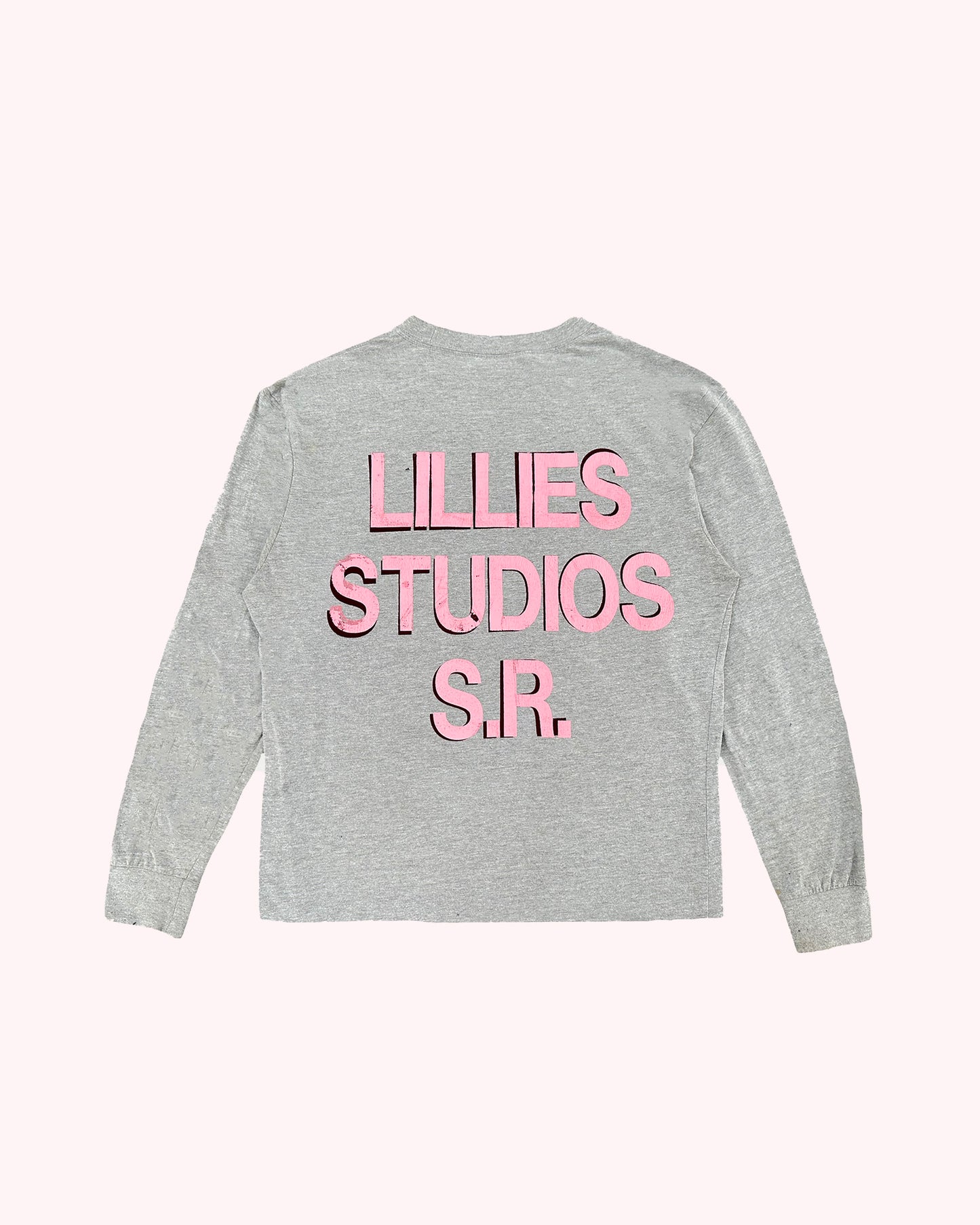 Upcycled Long-sleeve Dickies Tee — Vintage 90s Reworked - Black