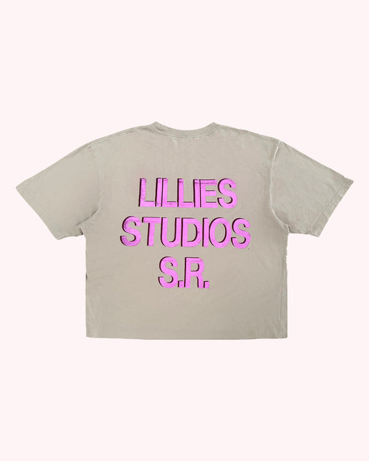 Upcycled Dickies Tee — Vintage 90s Reworked - Beige