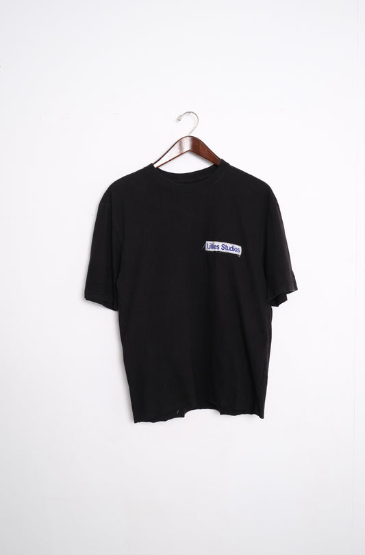 Black Graphic Print T-shirt