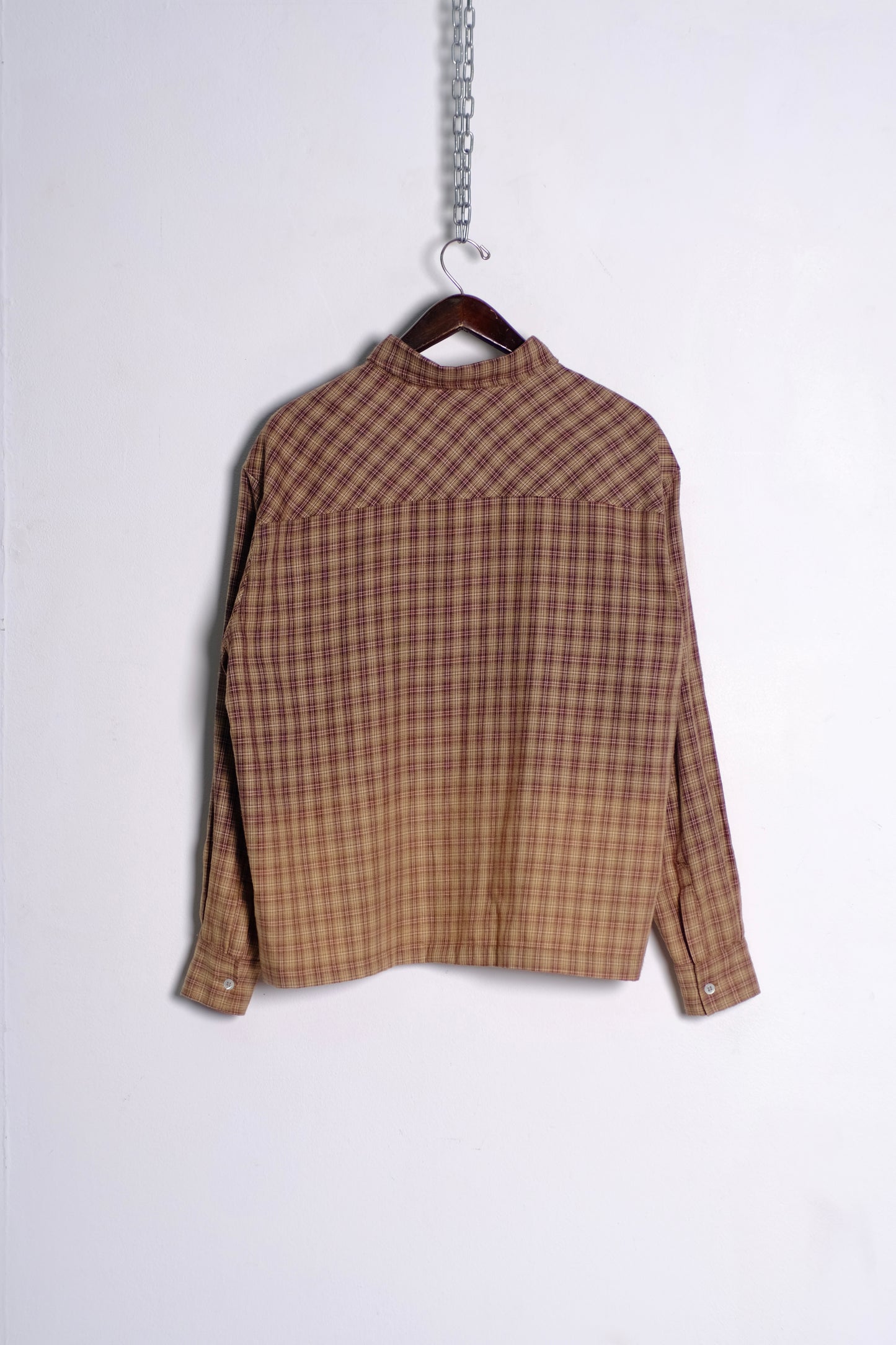 Brown Check Flannel Shirt