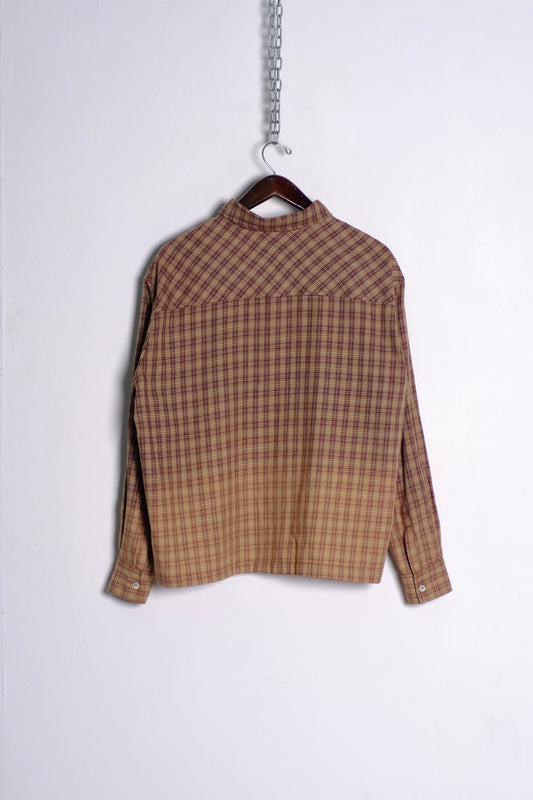 Brown Check Flannel Shirt