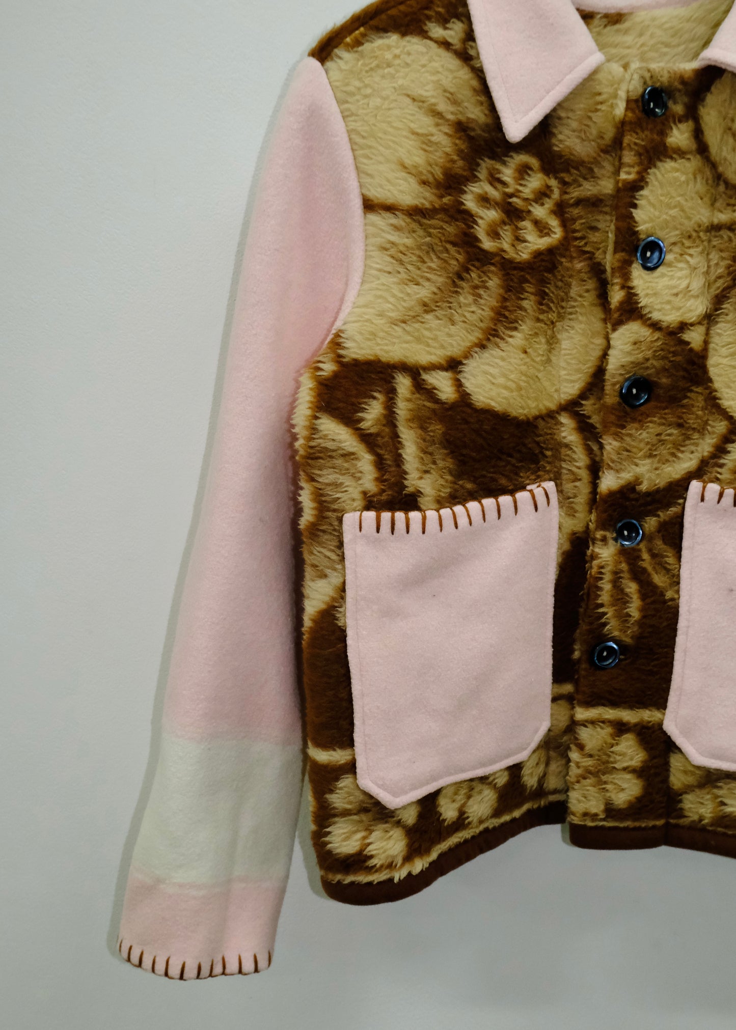 Up-Cycled Blanket Chore Jacket