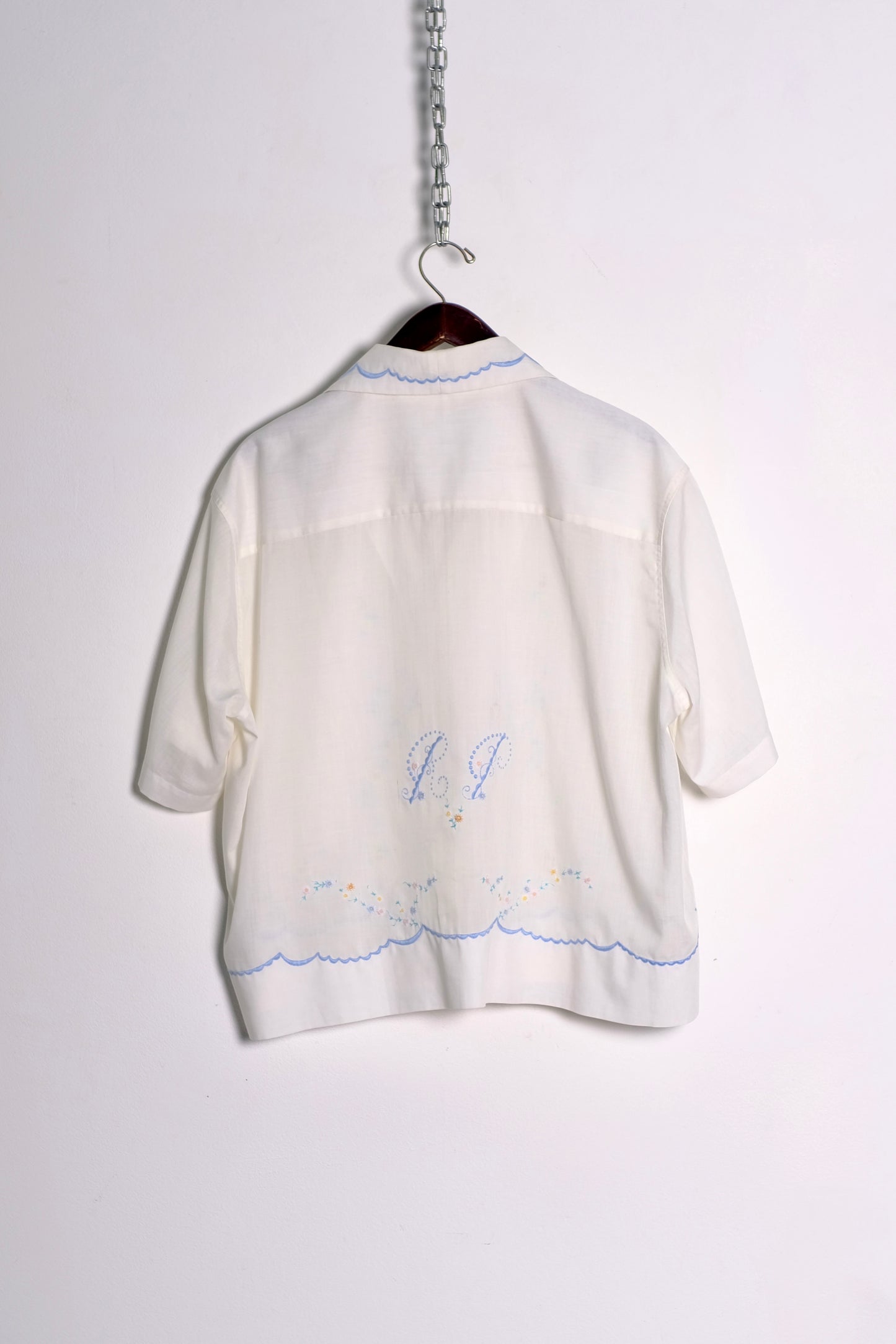 Up-cycled Vintage Embroidered Shirt