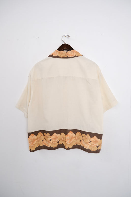 Floral Cuban Collar Shirt