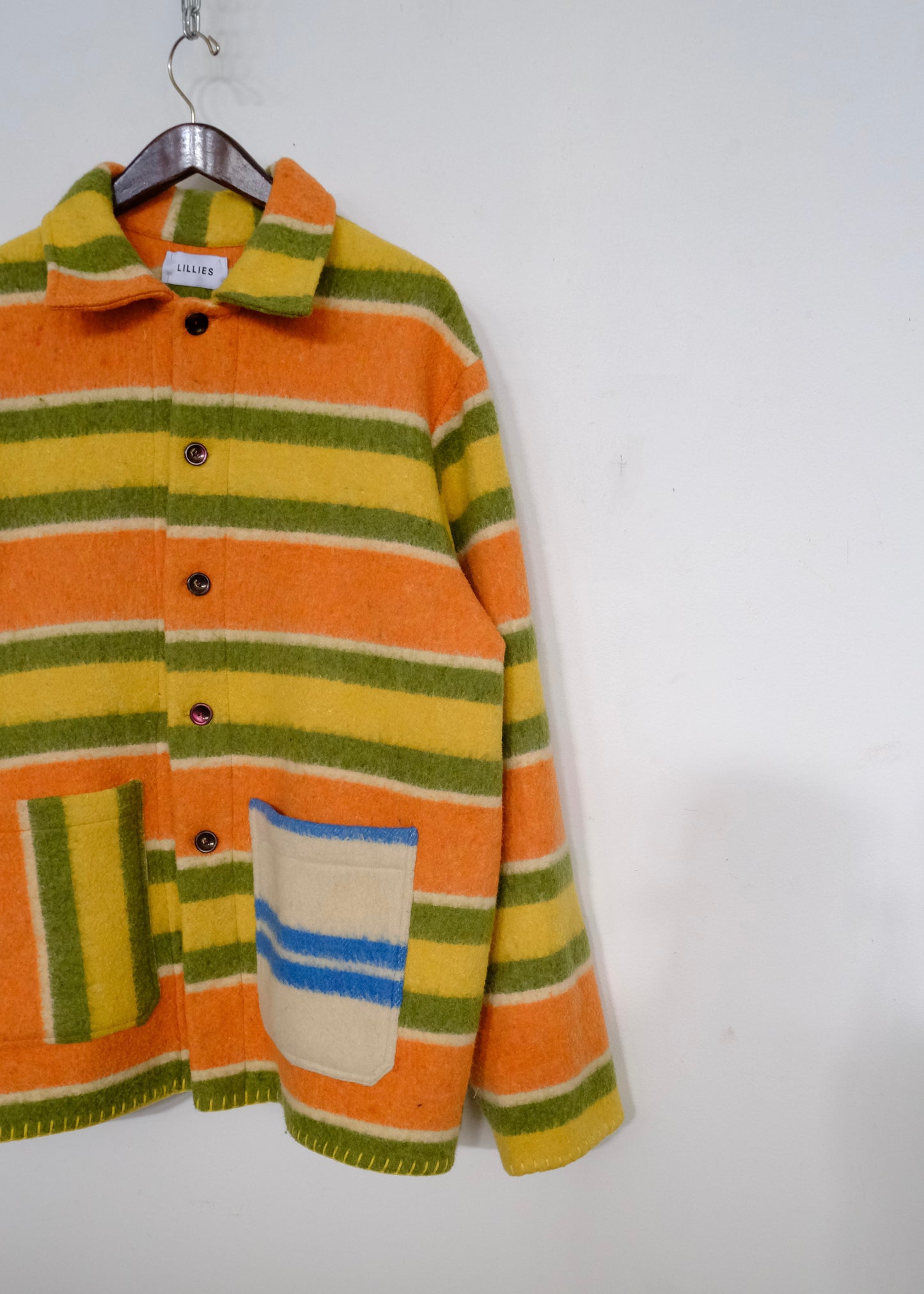 Up-Cycled Blanket Chore Coat