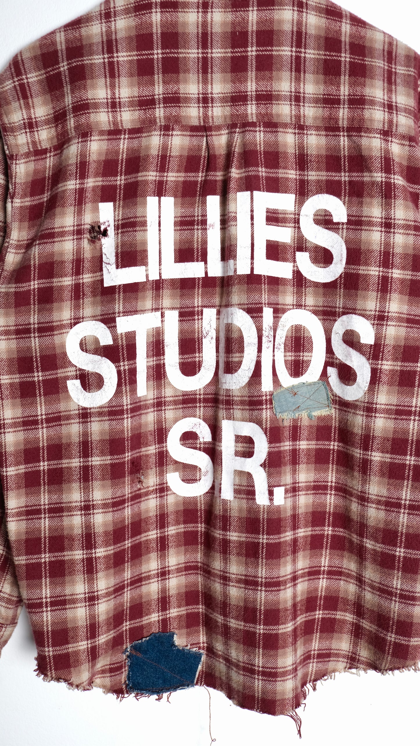 Vintage Reworked Flannel Red