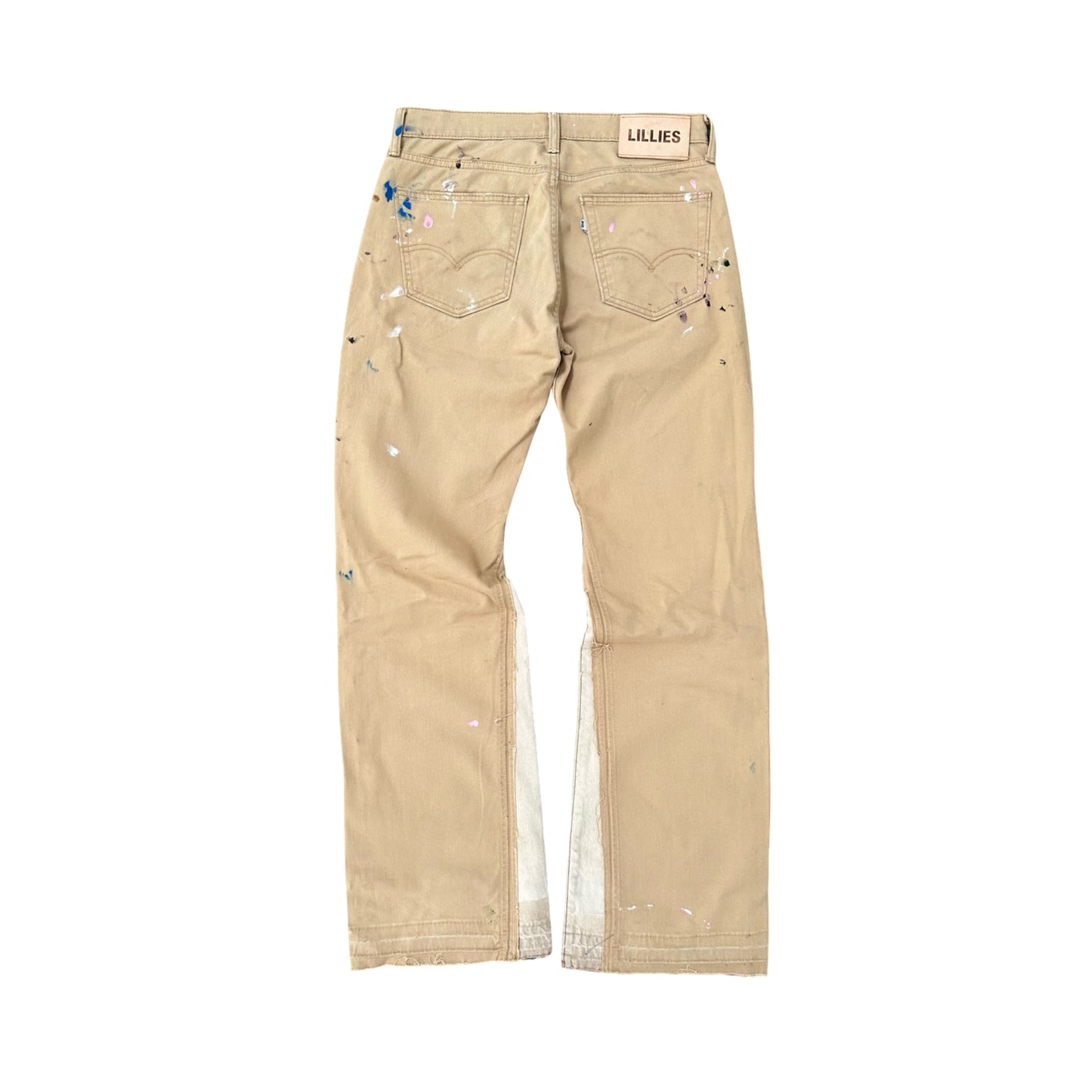 Vintage Flared Denim Painter Jeans