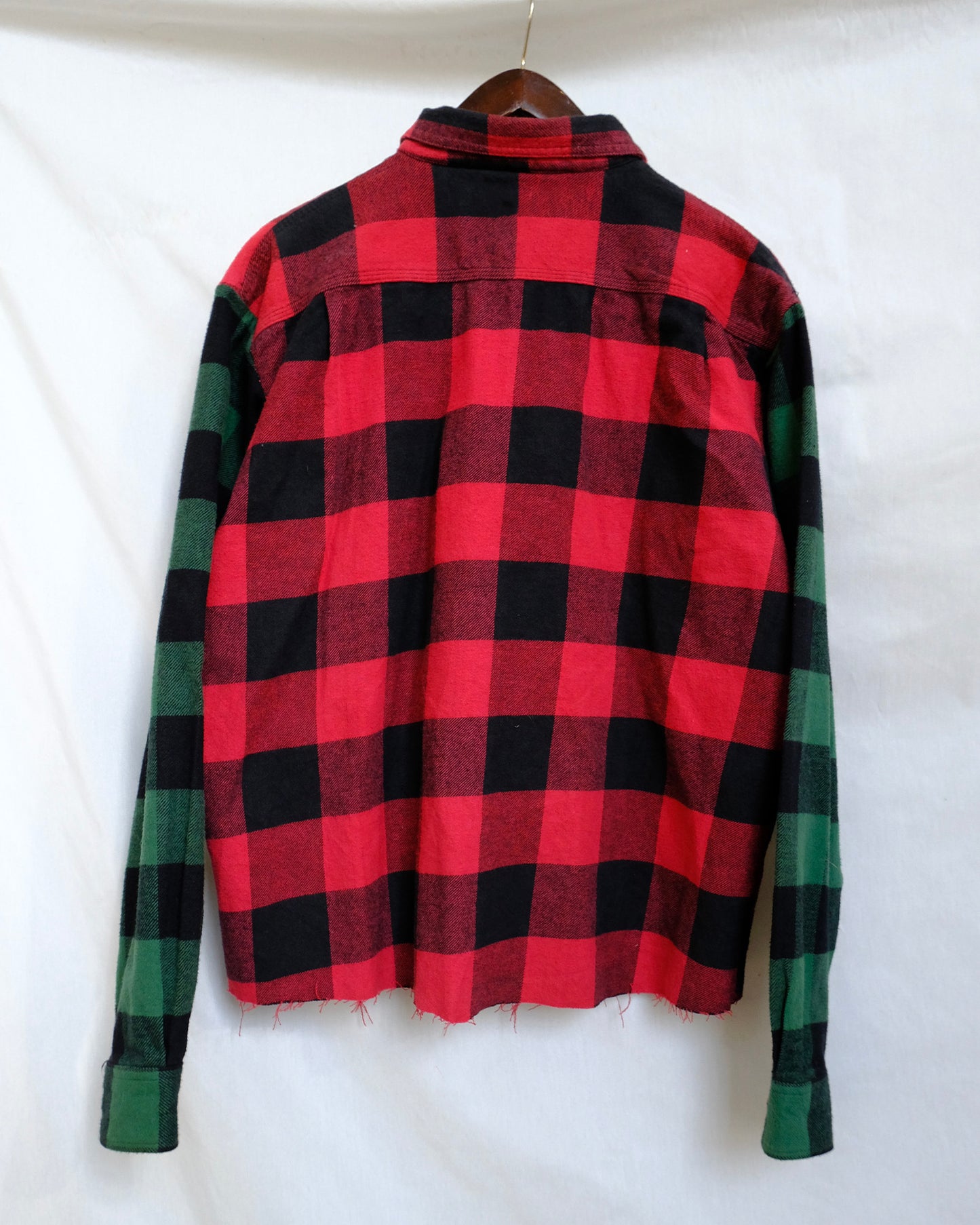 Up-Cycled Flannel Shirt in Cotton