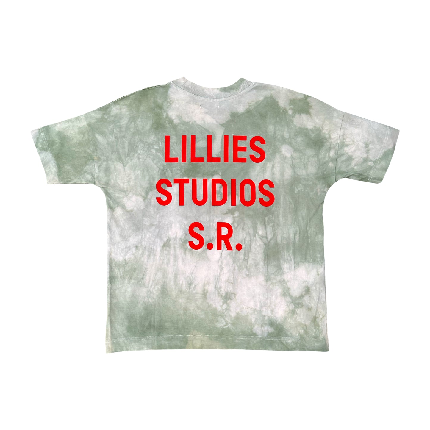 Green Tye-dye Drop Tee