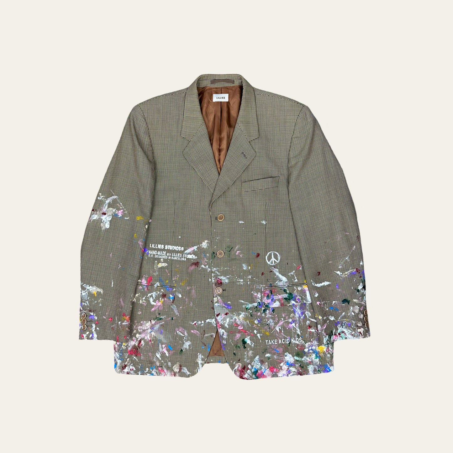 Vintage Hand-Painted Blazer
