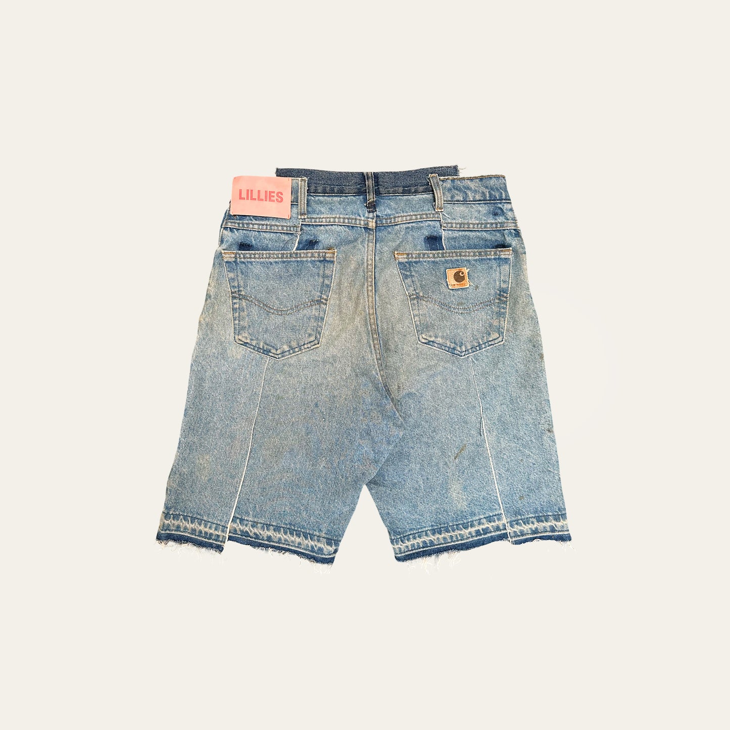 Vintage Up-Cycled Carhartt Denim Shorts