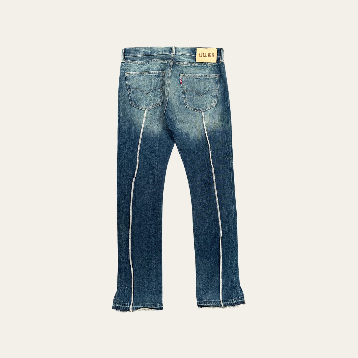 Midcut Jeans Vintage Overlock Jeans