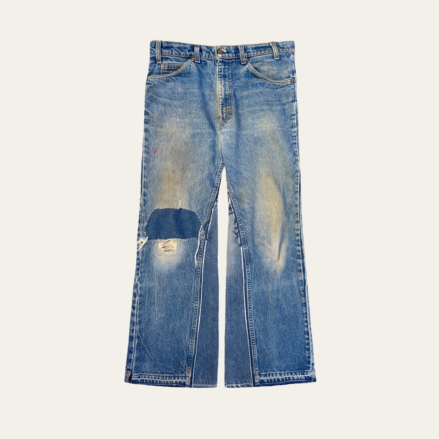Vintage Patchwork Denim Jeans