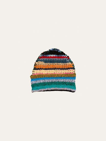 Up-cycled Crochet Beanie