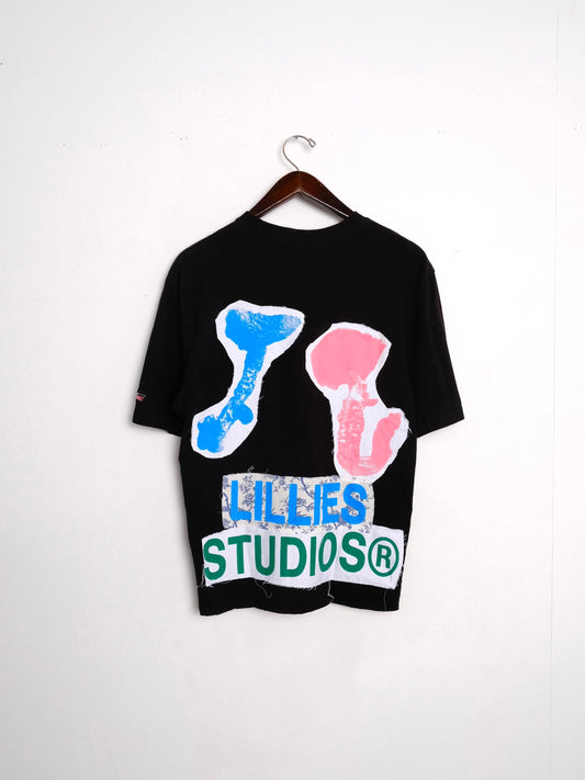Black Graphic Print T-shirt