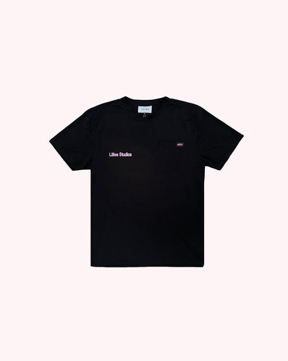 Upcycled Dickies Tee — Vintage 90s Reworked - Black
