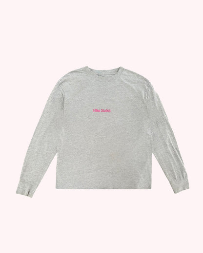 Upcycled Long-sleeve Dickies Tee — Vintage 90s Reworked - Black