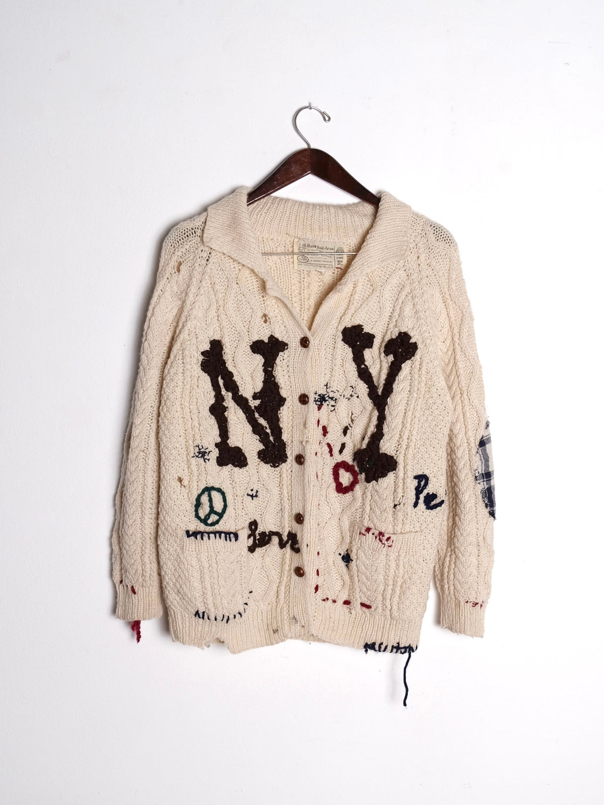 Hand-Embroidered Fisherman Sweater | L
