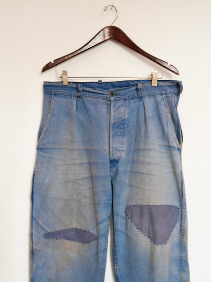 French Worker Repair Pants