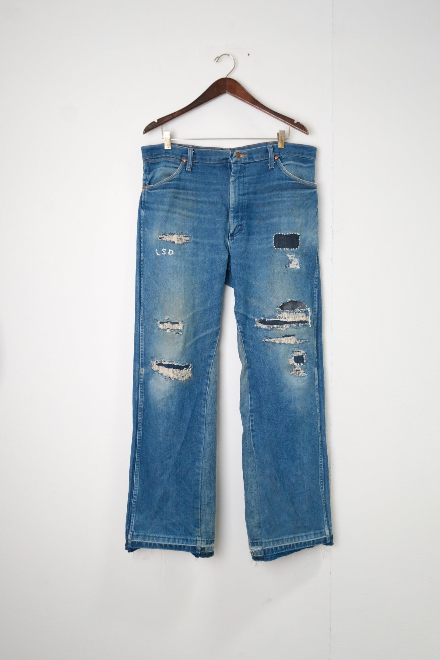 Vintage Wide-Leg CowBoy Denim