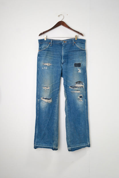 Vintage Wide-Leg CowBoy Denim