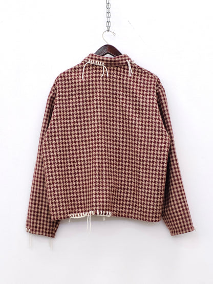 Charles Jacket, boxy workwear jacket handmade in 1980s deadstock wool, Lillies Studios, photo 2