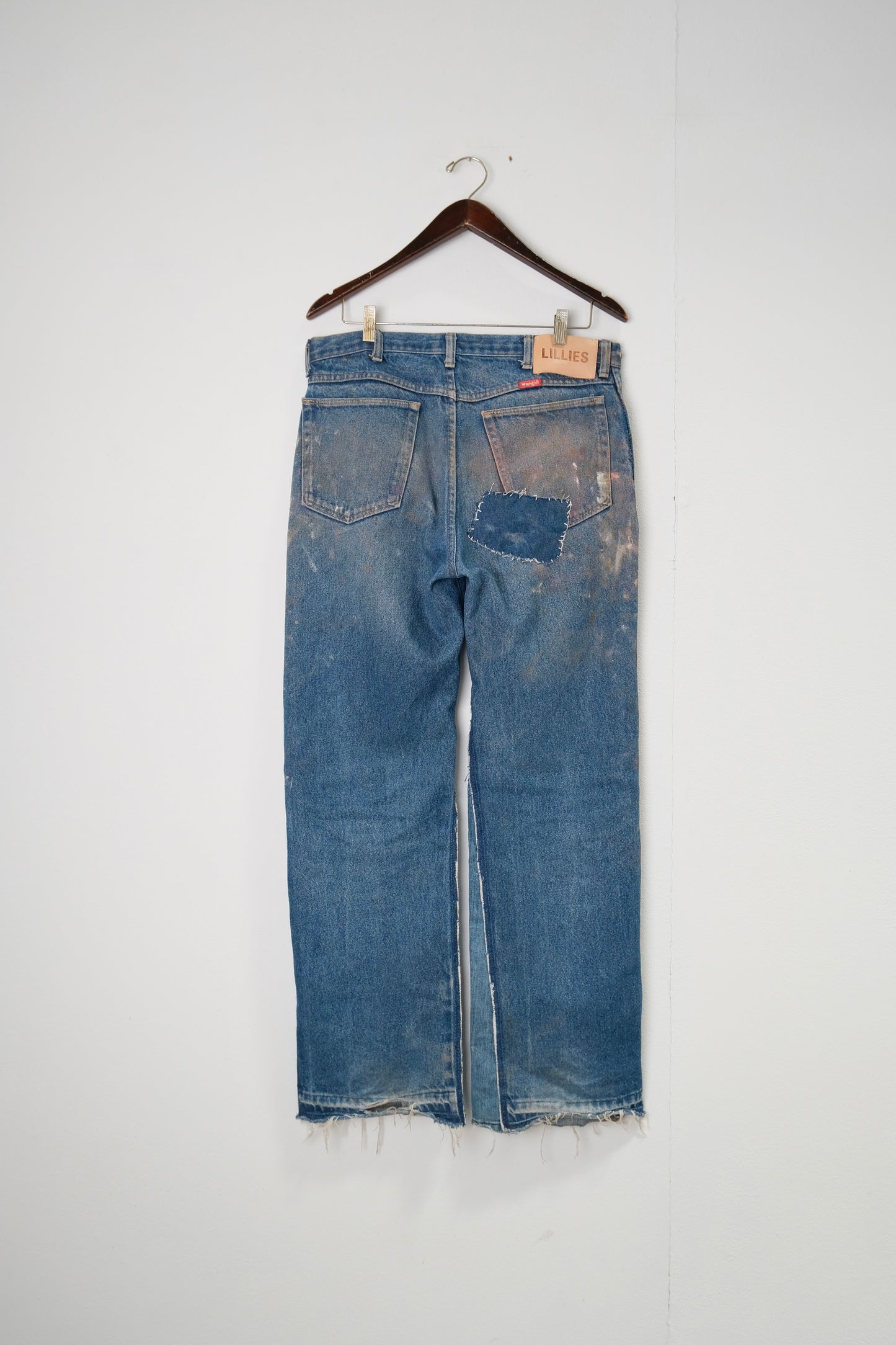 Painted Repair Vintage Wrangler Denims