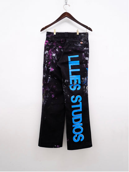Painted Vintage Dickies Pant Black