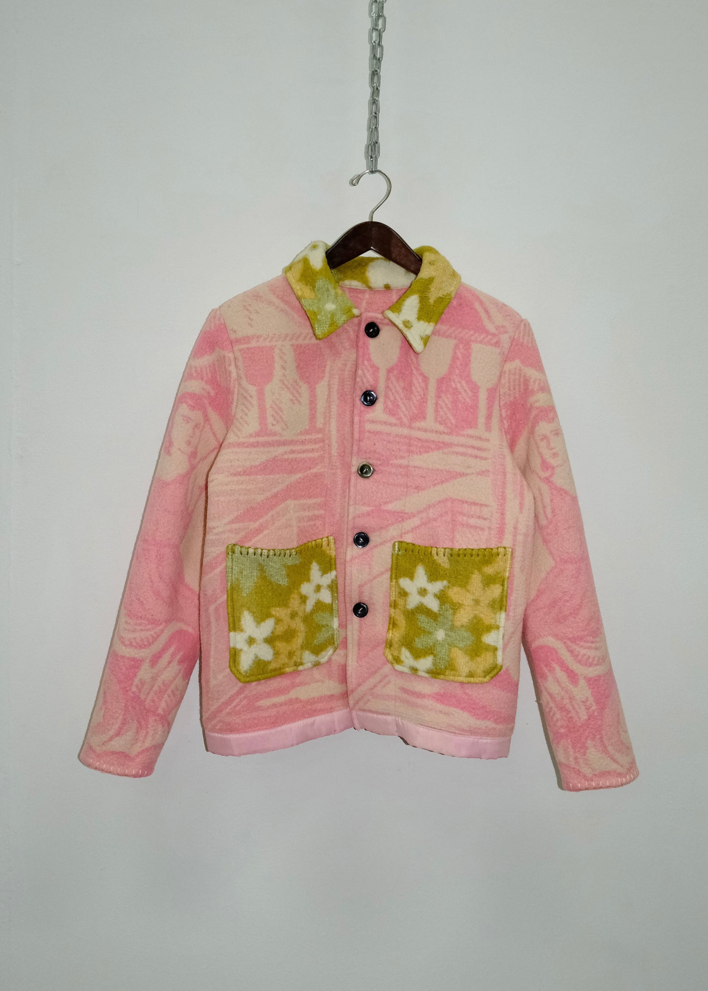 Up-Cycled Blanket Chore Jacket