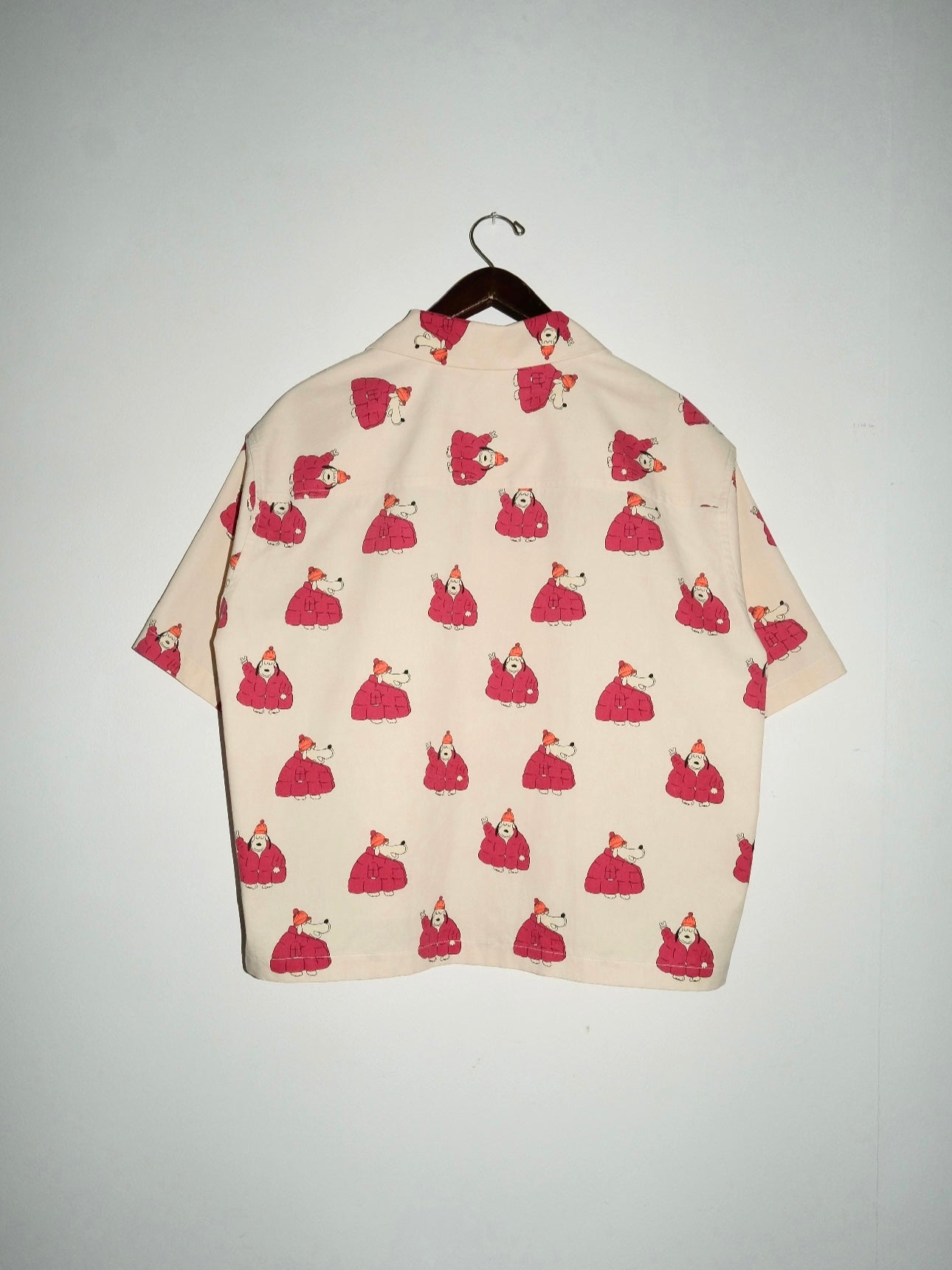 Cuban Collar Kids Print Shirt