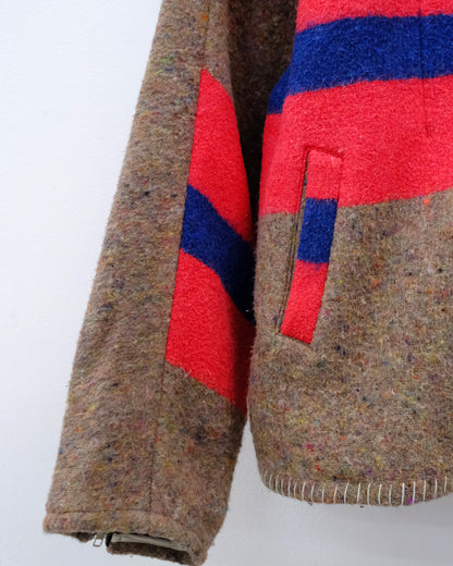 Military Vintage Blanket Jacket