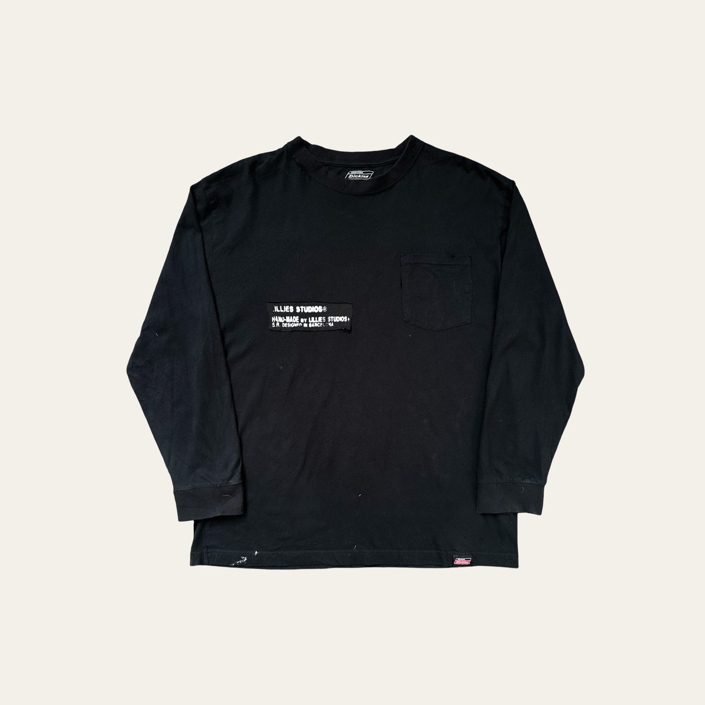 Black Vintage T-Shirt Long Sleeve