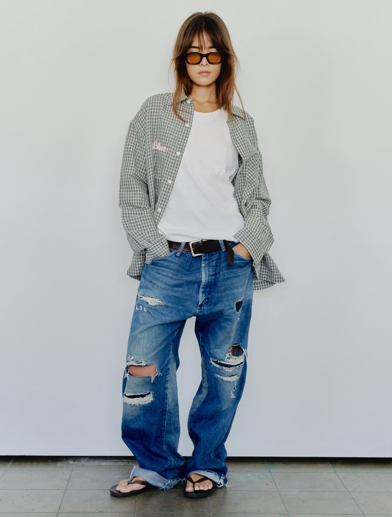 Vintage Wide-Leg CowBoy Denim