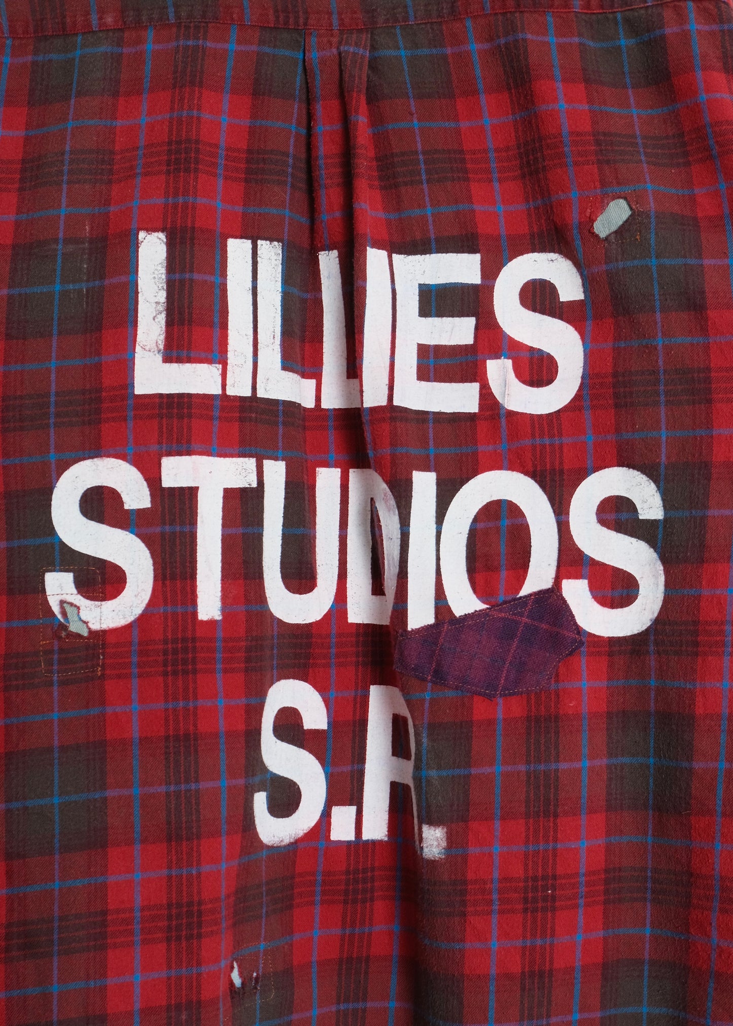 Vintage Reworked Flannel Red