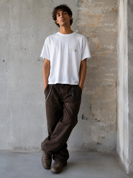 Lillies Stitch T-Shirt White