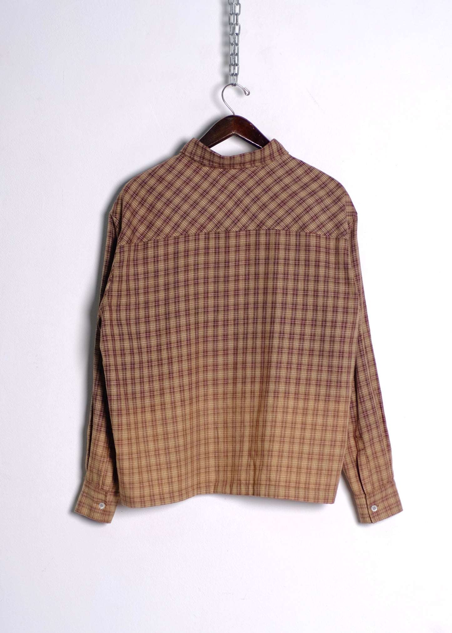 Brown Check Flannel Shirt