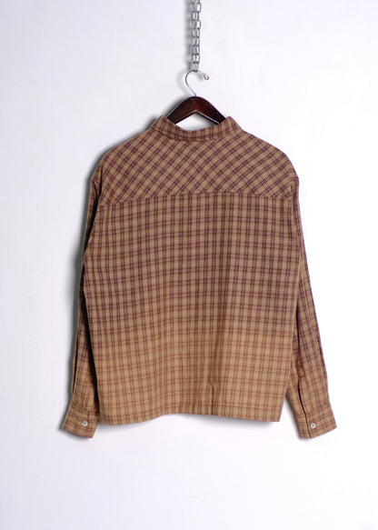 Brown Check Flannel Shirt