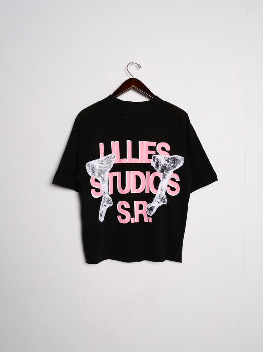 Recycled Black Graphic Print T-shirt