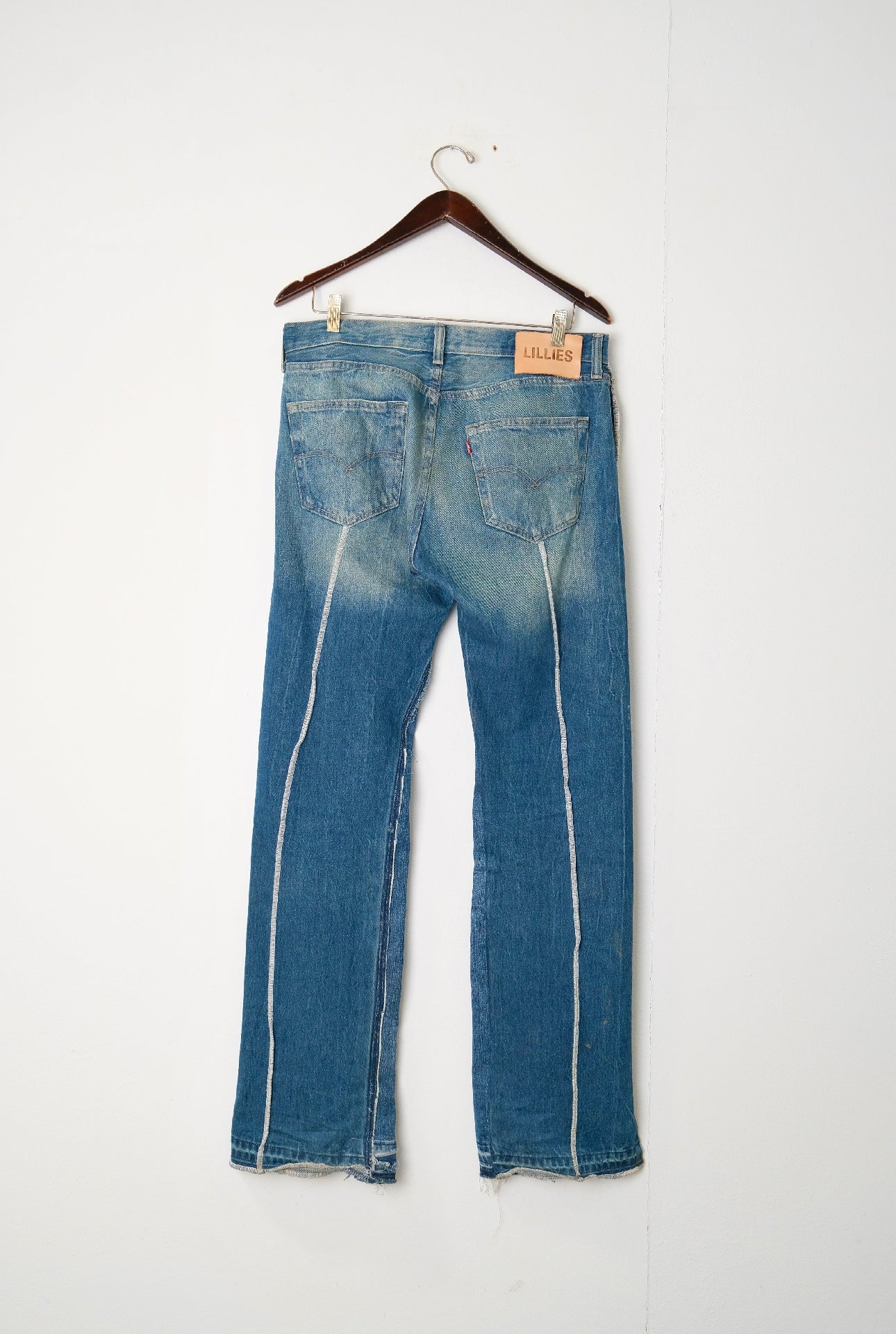 Vintage Overlock Jeans Blue