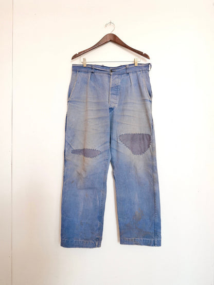 French Worker Repair Pants