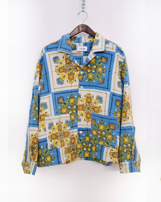 Up-Cycled Tablecloth Chore Shirt