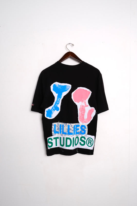 Black Graphic Print T-shirt