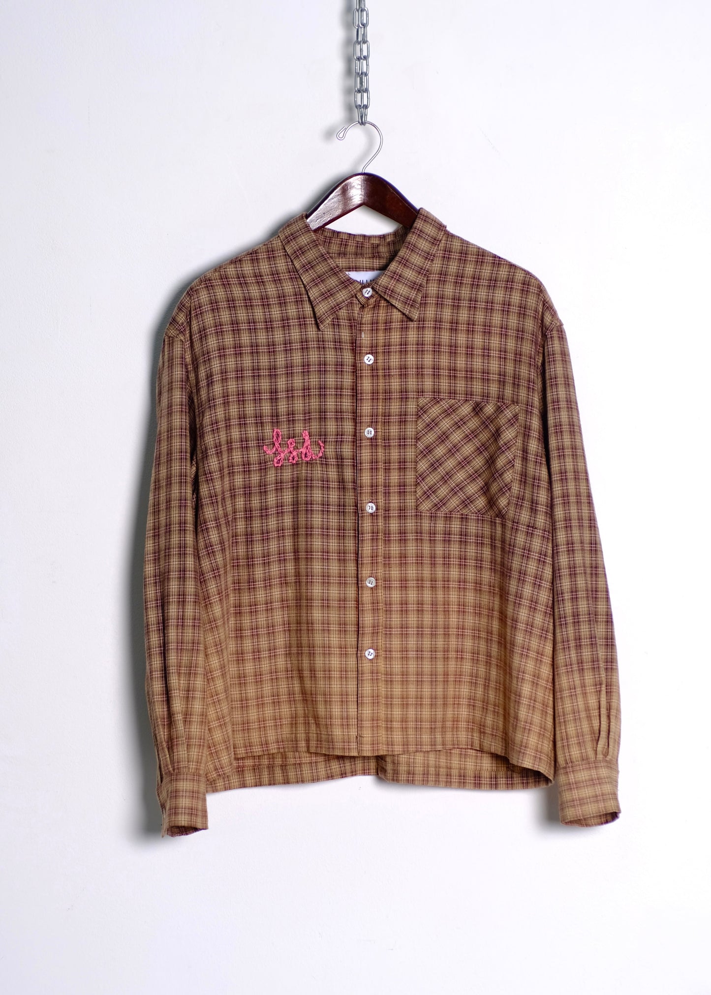 Brown Check Flannel Shirt