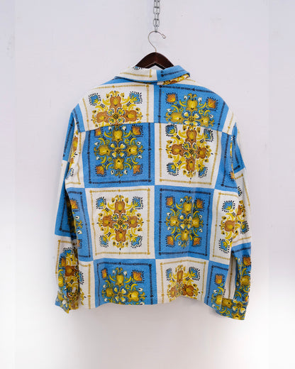 Up-Cycled Tablecloth Chore Shirt