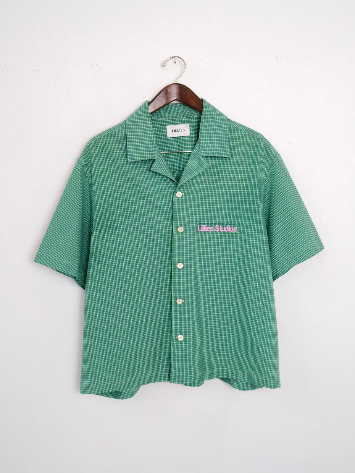 Cuban Collar Shirt Green
