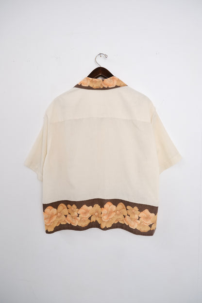 Floral Cuban Collar Shirt