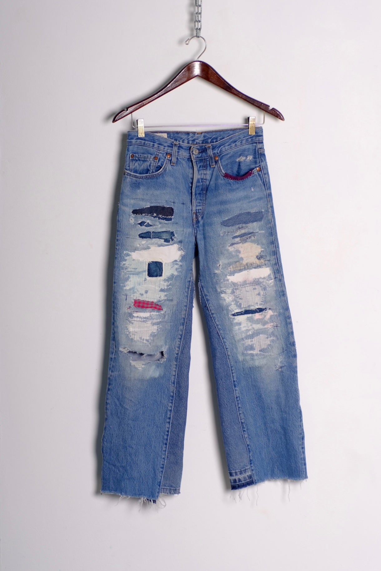 Vintage Repair Patchwork Jeans