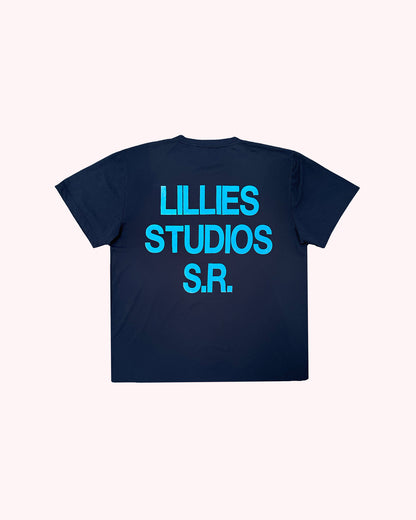 Upcycled Dickies Tee — Vintage 90s Reworked - Blue