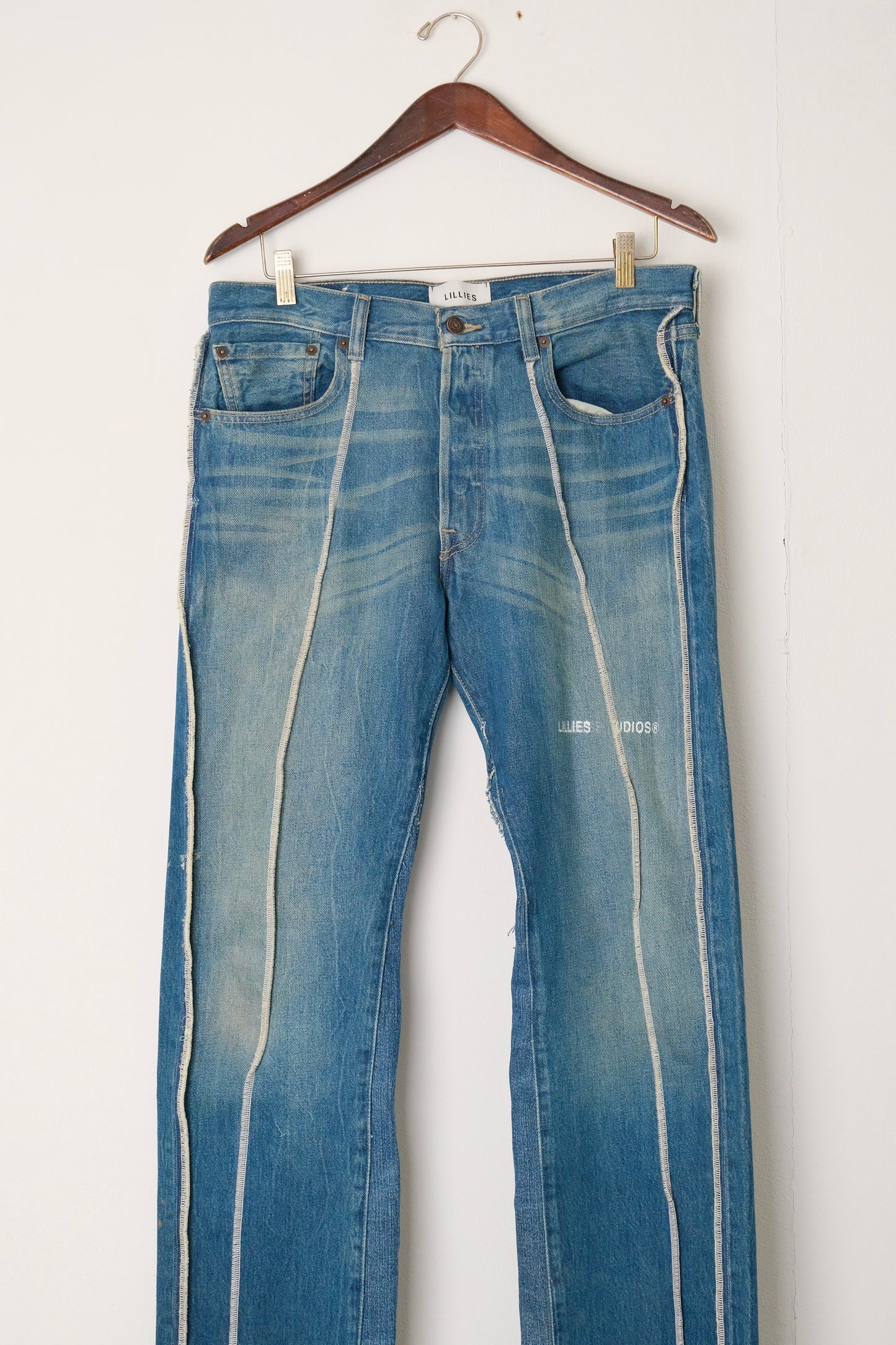 Vintage Overlock Jeans Blue